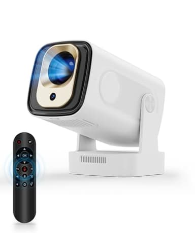 Magcubic HY310 Proiettore 4K, Mini Proiettore Portatile con WiFi 6 e Bluetooth 5.4, Ruotabile 180°, Messa a fuoco automatica Videoproiettore da soffitto hd, vocale remoto Air Mouse 2025 Aggiornato