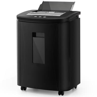 Trisruvian Distruggi Documenti Professionale Automatico: 150 Fogli Microframmenti P4 40 Minuti Continui Tritacarta Elettrico Silenzioso Cestino 25L Portatile per Ufficio/Casa/Scuola/Commerciale
