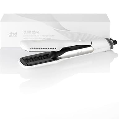 ghd Duet Style - Piastra Asciugacapelli 2 in 1 (Bianca)