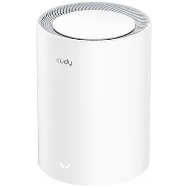 Sistema WiFi 6 Mesh Cudy AX3000 – sostituisce router ed extender, copre fino a 90/200/270 m², porta WAN 2,5 G, supporta backhaul Ethernet, VPN e sicurezza, set mesh M3000 1-Pack