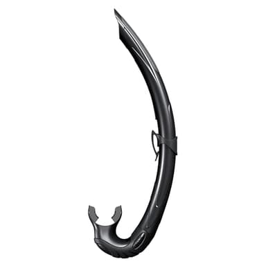 SEAC Jet Aeratore con Boccaglio in Silicone Unisex Adulto, Nero S/BL, Taglia Unica