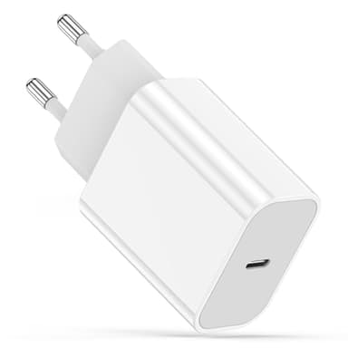 30W Caricatore iPhone, USB C Rapido Alimentatore, Certificato MFi Caricabatteria Presa per iPhone 17/16/16 Plus/16Pro/16 Pro Max/15/14/12/11/SE/XS/XR/8/7/iPad Air, Tipo-C Ricarica Caricabatterie