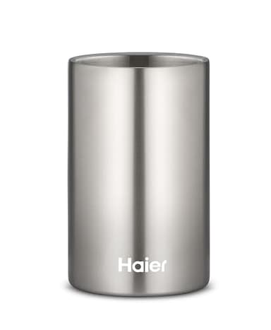Haier HAWTB01 Secchiello Termico da Tavolo per Vino, Design a Doppia Parete, Accessorio Originale, qualità Premium, Acciaio Inossidabile