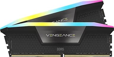 CORSAIR VENGEANCE RGB DDR5 32GB (2x16GB) DDR5 6000MHz CL30 AMD EXPO Intel XMP iCUE Memoria Compatibile per Computer - Grigio (CMH32GX5M2B6000Z30K)