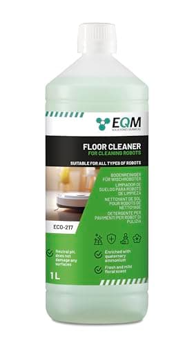 EQM - ECO-217 - Detergente per Robot Lavapavimenti - 1L - Valido per Qualsiasi Superficie grazie al Suo pH Neutro - Aroma Floreale - Packaging May Vary