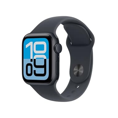 Apple Watch SE 3 GPS, Cassa 40 mm in alluminio mezzanotte con Cinturino Sport mezzanotte - M/L