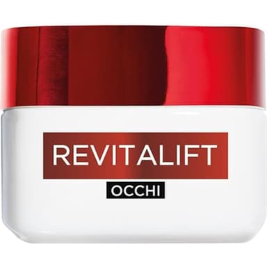 L'Oréal Paris Crema Idratante Contorno Occhi, Per Tutti i Tipi di Pelle, Azione Rassodante, Contorno Occhi Levigato e Riposato, Arricchita Con Pro-Retinolo e Fibrelastyl, 15 ml