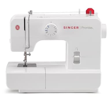 Singer Macchina per Cucire Meccanica Promise 1408, 14 operazioni di Cucito, Bianco
