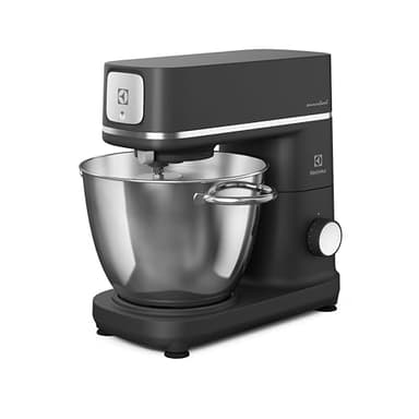 Electrolux, Impastatrice Planetaria E6KM1-4BPT, Robot da Cucina Multifunzione 1200 W, Ciotole da 6 e 4 L, LED Integrato, Coperchio PerfectRiseLid, Accessori Completi, Nero