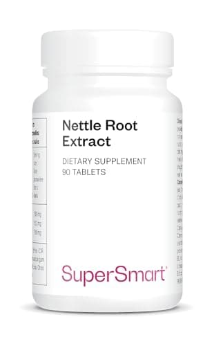 Nettle Root Extract - Estratto naturale di radice di ortica - Aiuta ad alleviare i sintomi dell'ipertrofia prostatica benigna (risvegli notturni, bisogno urgente di urinare, ecc.) - Supersmart