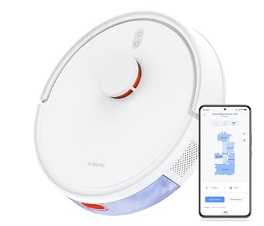 XIAOMI Robot Vacuum S20, Robot Aspirapolvere Lavapavimenti, Aspirazione 5.000 Pa, Sistema Navigazione laser LDS, Ampio contenitore della Polvere e Serbatorio dell'Acqua, Controllo Vocale e App
