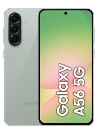 Samsung Galaxy A56 5G, smartphone Android, 256 GB di memoria, 8 GB di RAM, 6 aggiornamenti del sistema operativo, display grande, batteria a lunga durata, versione per il Medio Oriente, verde oliva