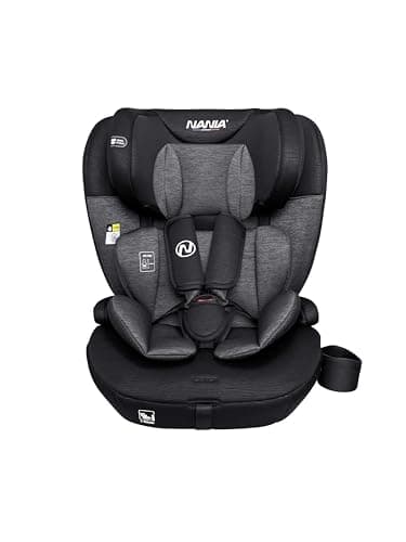 Nania, Torino, Seggiolino auto, 76-150 cm, da 9 a 36 kg, da 15 mesi a 12 anni, Poggiatesta regolabile con 12 regolazioni, Protezione laterale,Portabicchieri