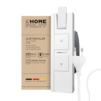 Home Pilot - Avvolgitore a incasso per tapparelle Pure. Installazione rapida | Programmazione | Funzionamento autonomo - 10112345