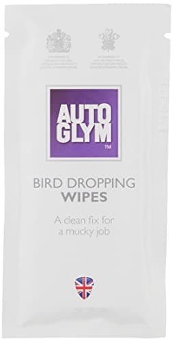 Autoglym BDWIPE10 - Confezione da 10 fazzoletti in bustine Singole, Ideali per Rimuovere Le deiezioni dei volatili dalla carrozzeria dell'auto