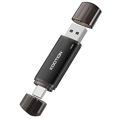 KOOTION Chiavetta USB tipo C 128GB Pendrive USB 2.0 OTG Memory Stick 2 in 1 Flash Drive per PC/Laptop/Notebook, Telefono Cellulare con USB-C