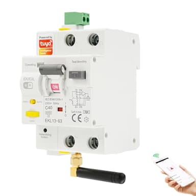 40A Salvavita con riarmo automatico wifi Interruttore differenziale a riarmo automatico Differenziale riarmo controllo TUYA disponibile in modalità auto AC 220V 40A 30mA.