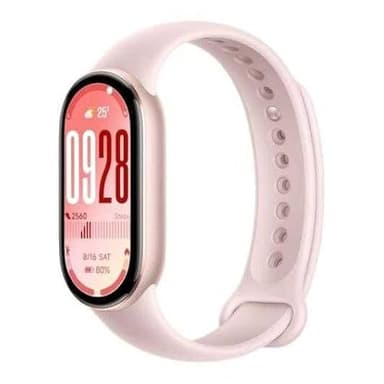 Xiaomi Smart Band 10 (Fitness Tracker), 1.72" AMOLED display, multimateriale, autonomia 21 gg, ricarica rapida, 150+ sport, monitoraggio benessere e sonno, HyperOS 2.0, resistente 5ATM, Compass, Rosa