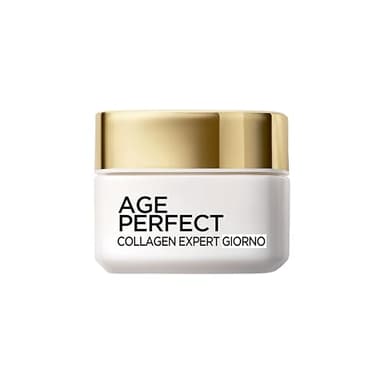 L'Oréal Paris Crema Viso Giorno Anti-Età, Per Pelli Mature, Pelle Più Compatta e Levigata, Macchie dell'Età Ridotte, Con Peptidi di Micro-Collagene e Niacinamide, Age Perfect Collagen Expert, 50 ml