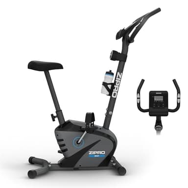 Zipro Cyclette Beat, Fitness Bike Ergometrico, Trainer Magnetico per Bicicletta, Ergometro fino a 120 kg, Bici da Interno, Cyclette per Allenamenti Domestici, Batteria Operata