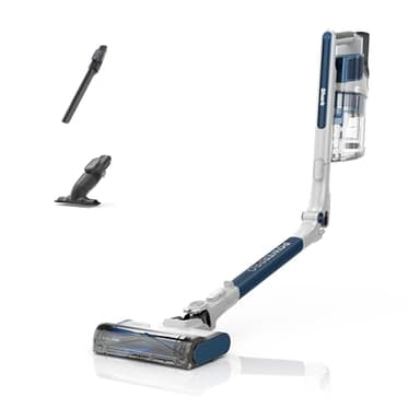 Shark PowerPro Aspirapolvere Senza Filo, FloorDetect, Antigroviglio, Anti-Allergen Complete Seal, Leggero, Flessibile, Aspirabriciole, Autonomia 50 minuti, Contenitore XL, Blu Metallizzato IZ380EU