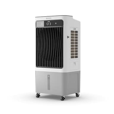 Olimpia Splendid, Peler 40 Raffrescatore Evaporativo, 40 Litri, Purificatore d'Aria con Pannello Evaporativo, Raffrescamento, Ventilazione, Display Touchscreen, Design Innovativo