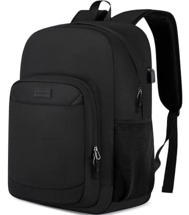 Zaino Uomo Zaino per PC Portatile, 17.3 Pollici Zaino Porta PC con Caricatore USB Media università Impermeabile
