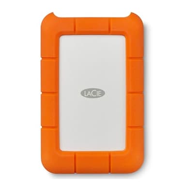 LaCie Rugged USB-C 4TB, Hard disk esterno portatile, Resistente a Cadute, PC Mac iPad & iPhone, Data Rescue Service (STFR4000800)