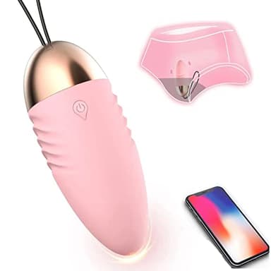 - Óvetto Vîbrànte Wirless con App da Telefono Vîbràtóre con Wireless Control App Clît𝚘Rîdè Púntó Ǵ̣ Donna Indossabile Mássággiátore Vîbràtóri Telecomando D