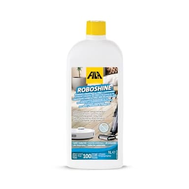 Fila Surface Care Solutions, ROBOSHINE, Detergente per Tutti i Robot Aspirapolvere Lavapavimenti e Lavasciuga Pavimenti, Fino a 100 Lavaggi, Detersivo Pavimenti per Ogni Tipo di Superficie, 1L