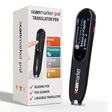 Scanmarker Pal - Penna di traduzione e lettura per studenti di lingue, dislessia e difficoltà di apprendimento | Traduttore di più di 100 lingue
