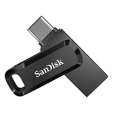 SanDisk Ultra Dual Drive Go 128GB Unità Flash (con Connettori USB reversibili di Tipo C e Tipo A, per Smartphone, Tablet, Mac e Computer, Fino a 400 MB/s, Chiavetta USB Type-C ) Nero
