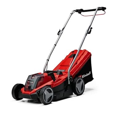 Einhell 3413266 Tosaerba A Batteria, 18 Volt, Nero Rosso, 121 x 44 x 98 cm, 10.1 Kg