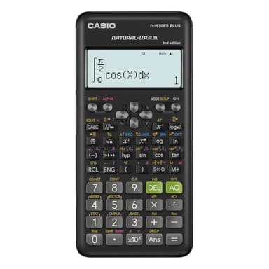 Casio Fx-570Es Plus 2 Calcolatrice Scientifica Con 417 Funzioni, Nero