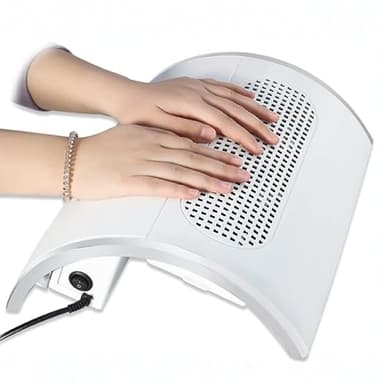 Clicled Aspiratore Polveri Per Unghie Da Tavolo 3 Ventole Manicure Pedicure Estetica Cuscino Poggiamano Aspirapolvere Limatura 858-5