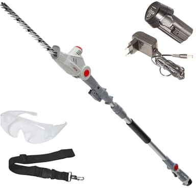 IKRA tagliasiepi telescopica IATHS 1241 incl. batteria e caricabatteria, lunghezza di taglio 41 cm, incl. occhiali protettivi
