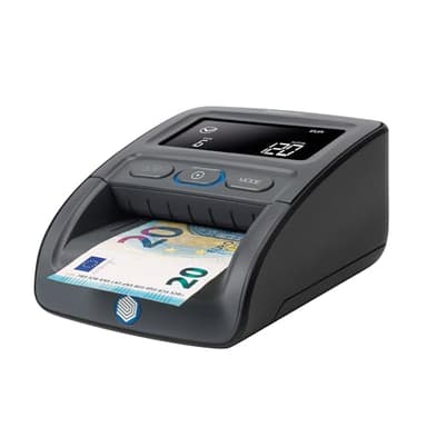 Safescan 155-S Verifica banconote false automatico che verifica rapidamente le banconote, Verificatore del falso a 7 punti, Accurato Verifica banconote al 100%