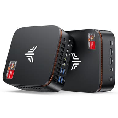 NiPoGi Hyper H1 Mini PC W-11 ΑΜD Ryzen 7 6800H (Max 4.7GHz,8C/16T) 32GB LPDDR5 4800MHz/1TB M.2 NVMe SSD,Desktop per Aziende DP2.0+HDMI 2.0+Type-C 4K Triplo Display/WiFi 6/BT 5.2/VESA Supportato