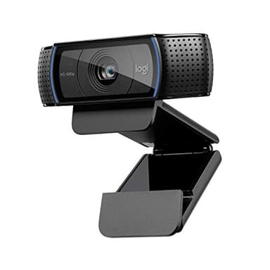 Logitech C920 Hd Pro Webcam, Videochiamata Full Hd 1080P/30Fps, Audio Stereo, Funziona Con Skype, Zoom, Facetime, Hangouts, Streaming, Pc/Mac/Laptop/Tablet/Chromebook, Nero