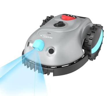 YARDCARE V100 Robot Tagliaerba Senza Filo Perimetrale, Navigazione Visiva, Evita gli Ostacoli(150 tipi), Robot Tosaerba a Batteria da 4,0 Ah con Lama di Ricambio, Adatto a Piccoli Giardini