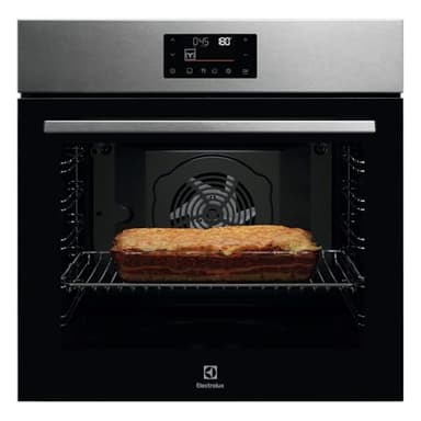 Electrolux EOF4P0PX2 - Forno da incasso multifunzione 72 L ventilato SurroundCook, pulizia pirolitica, display touch LED EXPlore, riscaldamento rapido automatico, inox antimpronta, classe A++
