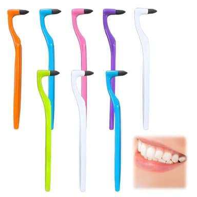 8 pezzi Kit per l'igiene dentale, Rimozione Tartaro Denti, Smacchiatore Denti Professionale, Strumento manuale per la rimozione di macchie e tartaro, Pulizia, per Sbiancante