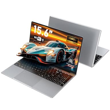 CHIFUYOU PC Portatile 16GB RAM, 1TB SSD Notebook 15,6 pollici Computer Portatile R-7 5700U (fino a 4,3 GHz, 1920 x 1080 p, tastiera retroilluminata, batteria da 6000 mAh e porta Type-C