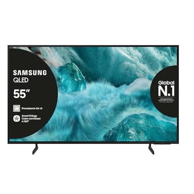 Samsung Smart TV 55'' QE55Q7F4AUXZT QLED 4K, Q4 Processor, Per Sport e Cinema, 100% Volume Colore con Quantum Dot, Motion Xcelerator, OTS Lite & Adaptive Sound, SlimLook Design, Vision AI, 2025