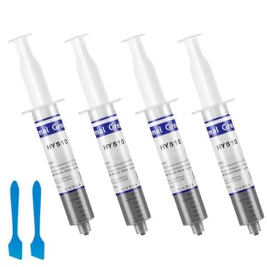 PYEUIFT 4 Pezzi HY-510 Wärmeleitpaste für Kühler, Pasta Termica Compound per Raffreddatori, Kühlkörperpaste Grafikkarte CPU Wärmeleitpaste CPU Wärmeleitpaste PC kühlpaste Leitpaste Thermal Paste