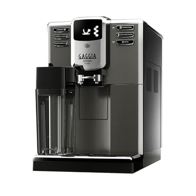 Gaggia RI8759/01 Anima Class - Macchina da Caffè Superautomatica, per Espresso e Cappuccino, Caffè in Grani, Macinacaffè Integrato Con Macine in Ceramica, 1500W, Acciaio, 100% Made in Italy