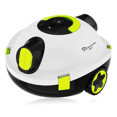 EVERCROSS BOT Y10 Robot Piscina, Robot per Piscina per la Pulizia del Pavimento, Fino a 100 Min & 120㎡, Senza Fili con Parcheggio Automatico, Robot fuori Terra con Filtro 180μm
