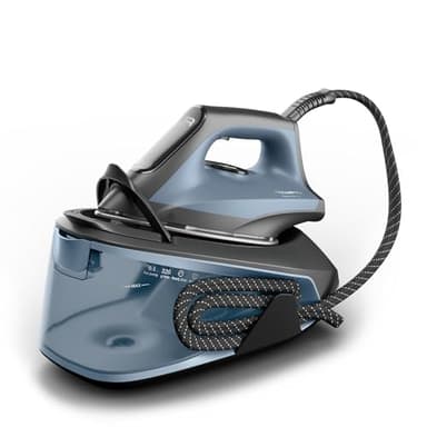 Rowenta Force Pro 300, Ferro da Stiro con Generatore di Vapore 320 g/min, Alta Pressione 6.1 Bar, -25% di Consumo Energetico in Modalità Eco, Funzione Verticale, 2400W, VR5431, Color Acqua