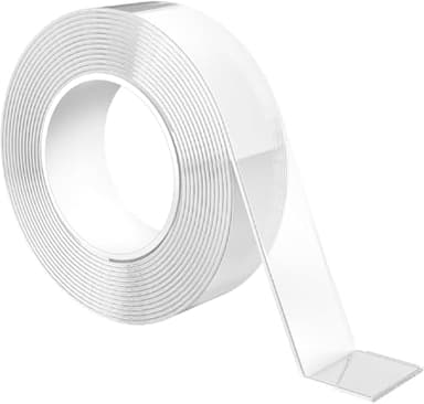 GRIFEMA GA4001-1 Nastro Biadesivo Extra Forte, 3 Metri Nastro Biadesivo Trasparente, Impermeabile, per Pareti e Moquette