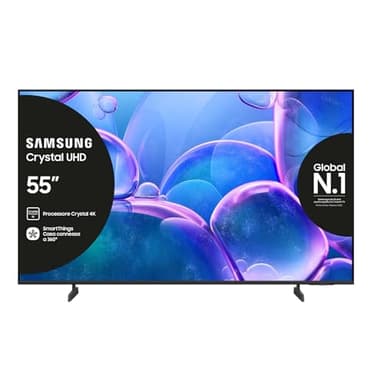 Samsung Crystal UHD 4K Smart TV 55'' UE55U7000FUXZT,4K Processor, HDR, Smart Experience, OTS Lite & Adaptive Sound, Metal Stream Design, 2025